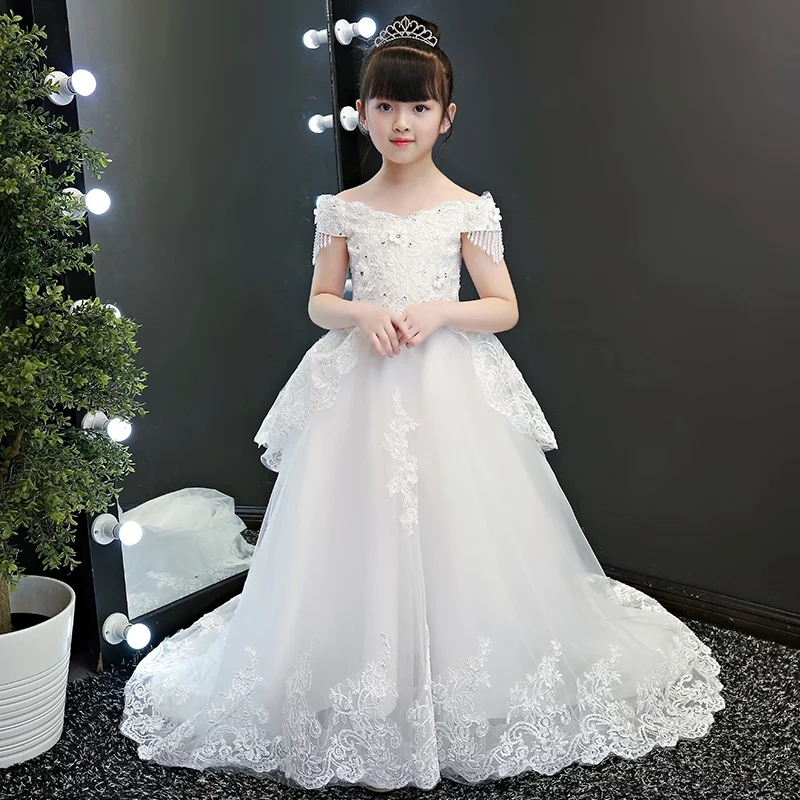 Girl Lace Princess Dress Princess Fashion Costume Dress girl Party ...