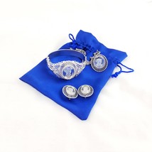 Whiting and Davis Intaglio Glass Cameo  Bracelet, Necklace & Earrings - $99.00