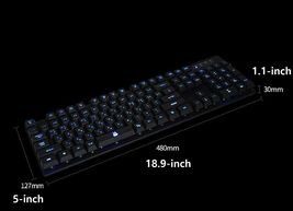 Cosy KB1331G Korean English Backlight Gaming Keyboard USB Wired Membrane for PC image 7