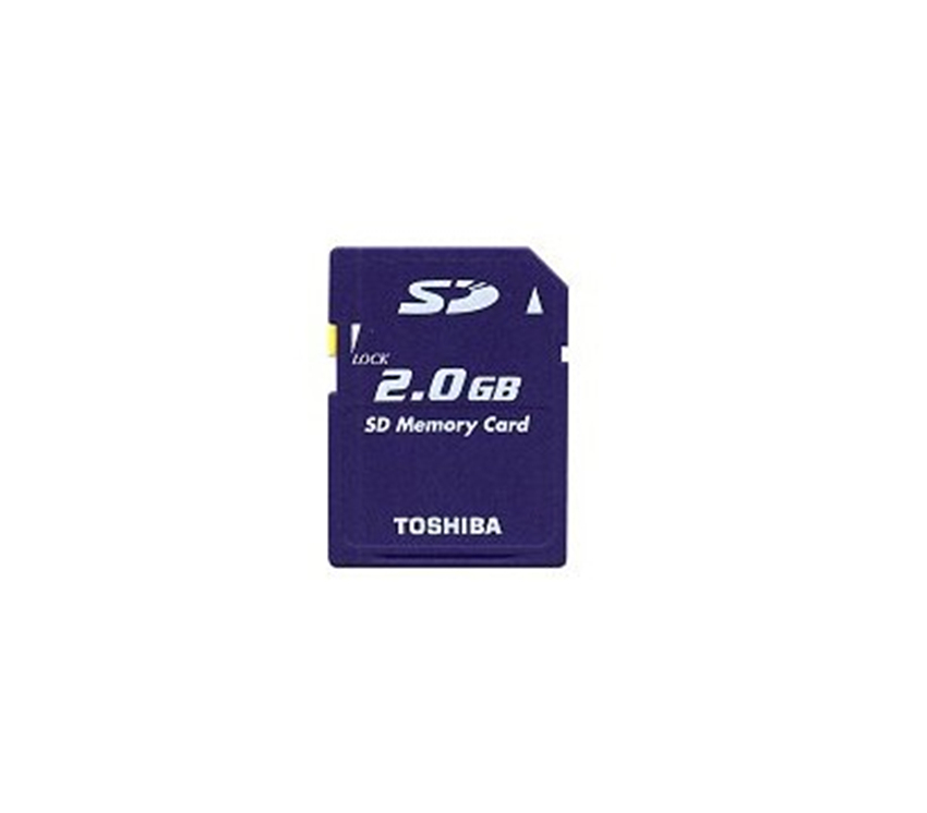 Toshiba 2GB HighSpeed Type Secure Digital Memory Card Memory Cards