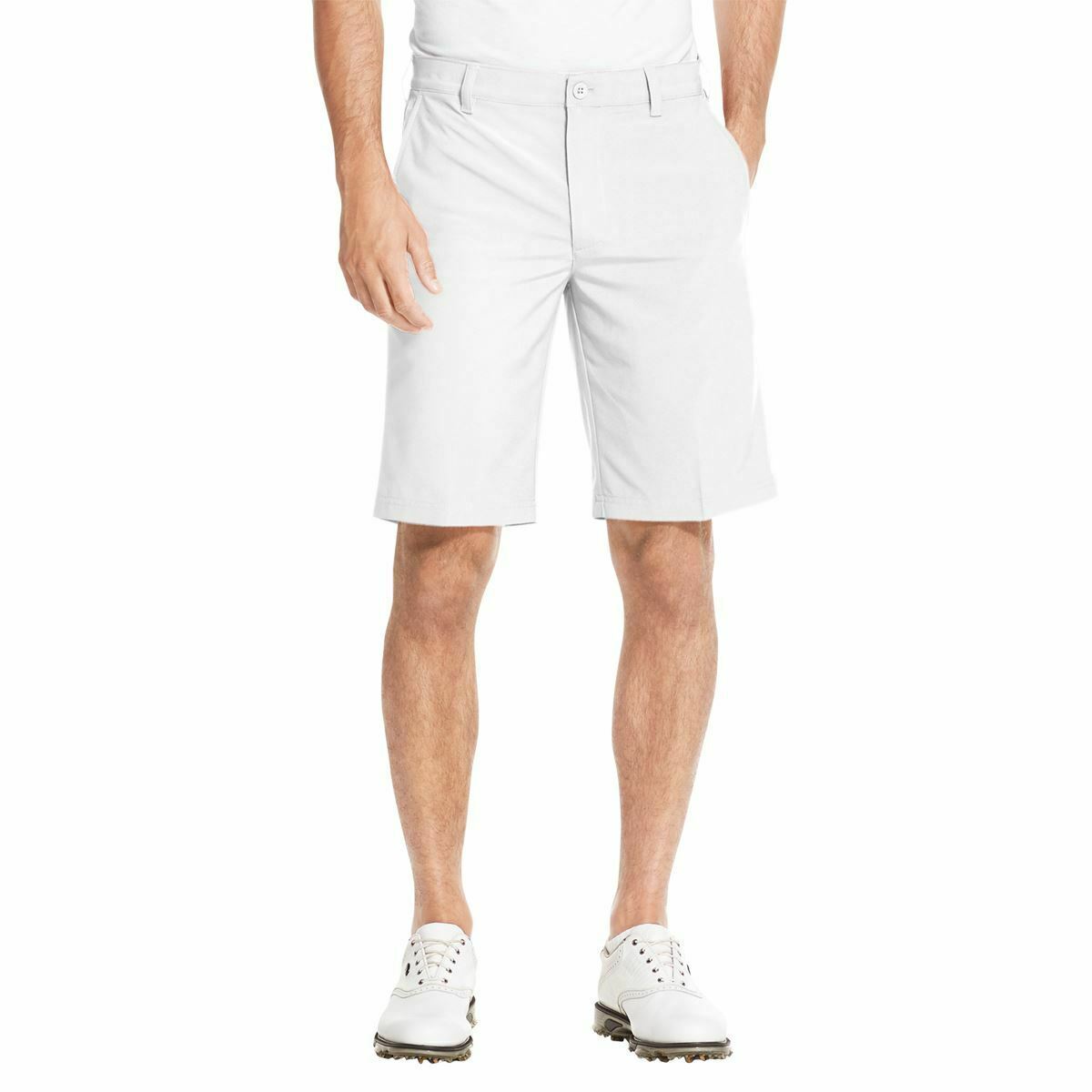 New Izod Golf Men S Performance Classic Fit Shorts Size 44 White Shorts