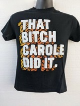 Spencer’s T Shirt CAROLE DID IT  Tiger King Carole Baskin Small - $11.40