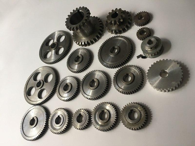 18pcs/set mini lathe gears , Metal Cutting Machine gears , lathe gears