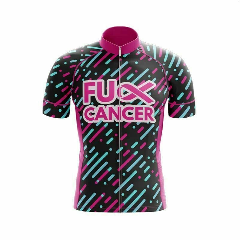 FU CANCER (V2) SHORT SLEEVE CYCLING JERSEY - Tops, T-Shirts & Jerseys