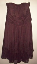 "David's Bridal" Strapless Brown Formal Dress Size 12 - $19.99
