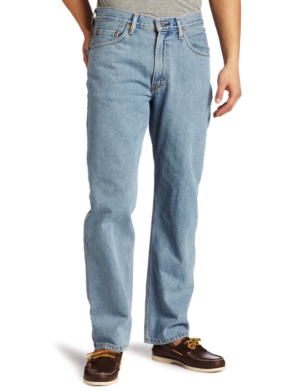 Levi's Men's 550 Relaxed-fit Jean Light Stonewash 38W x 29L - Jeans