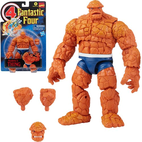 Primary image for Fantastic Four Retro Marvel Legends Series 6-Inch - Thing