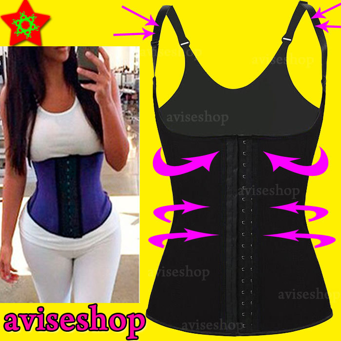 Image of Aviseshop Underbust Waist Trainer Cincher Vest Chaleco Body Shaper Corset #