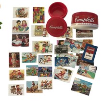 Vintage Campbell Soup Postcards and Bowl - $44.55