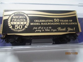 Micro-Trains # 10100892 Micro-Trains Line Co. 50th Anniversary Box Car N-Scale image 1