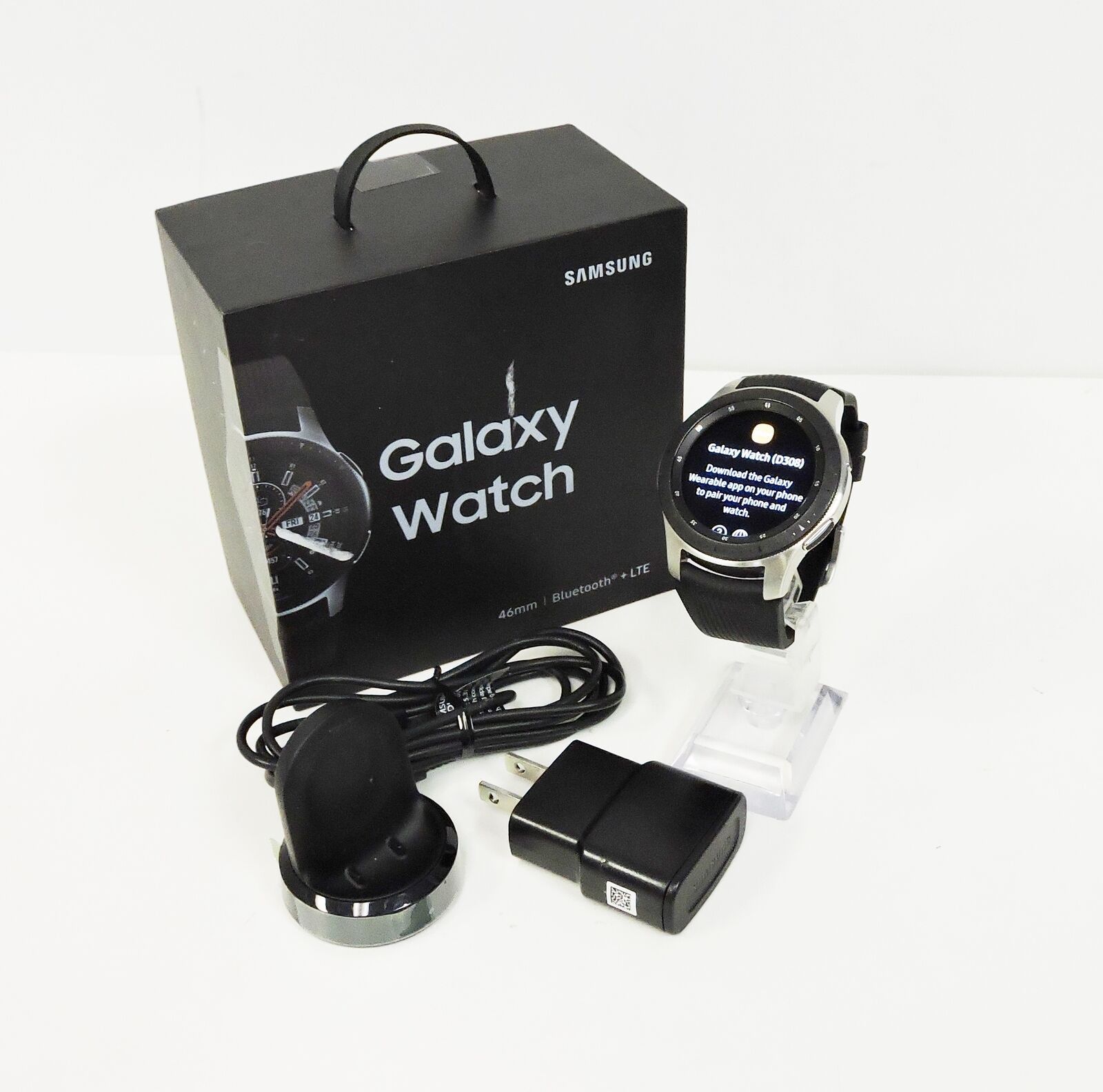 Samsung Galaxy Watch SMR805U 46mm Bluetooth + LTE TMobile Small Size