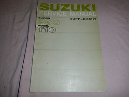 Suzuki 250 T10 T 10 Supplementare Negozio Servizio Riparazione Manuale - $31.56