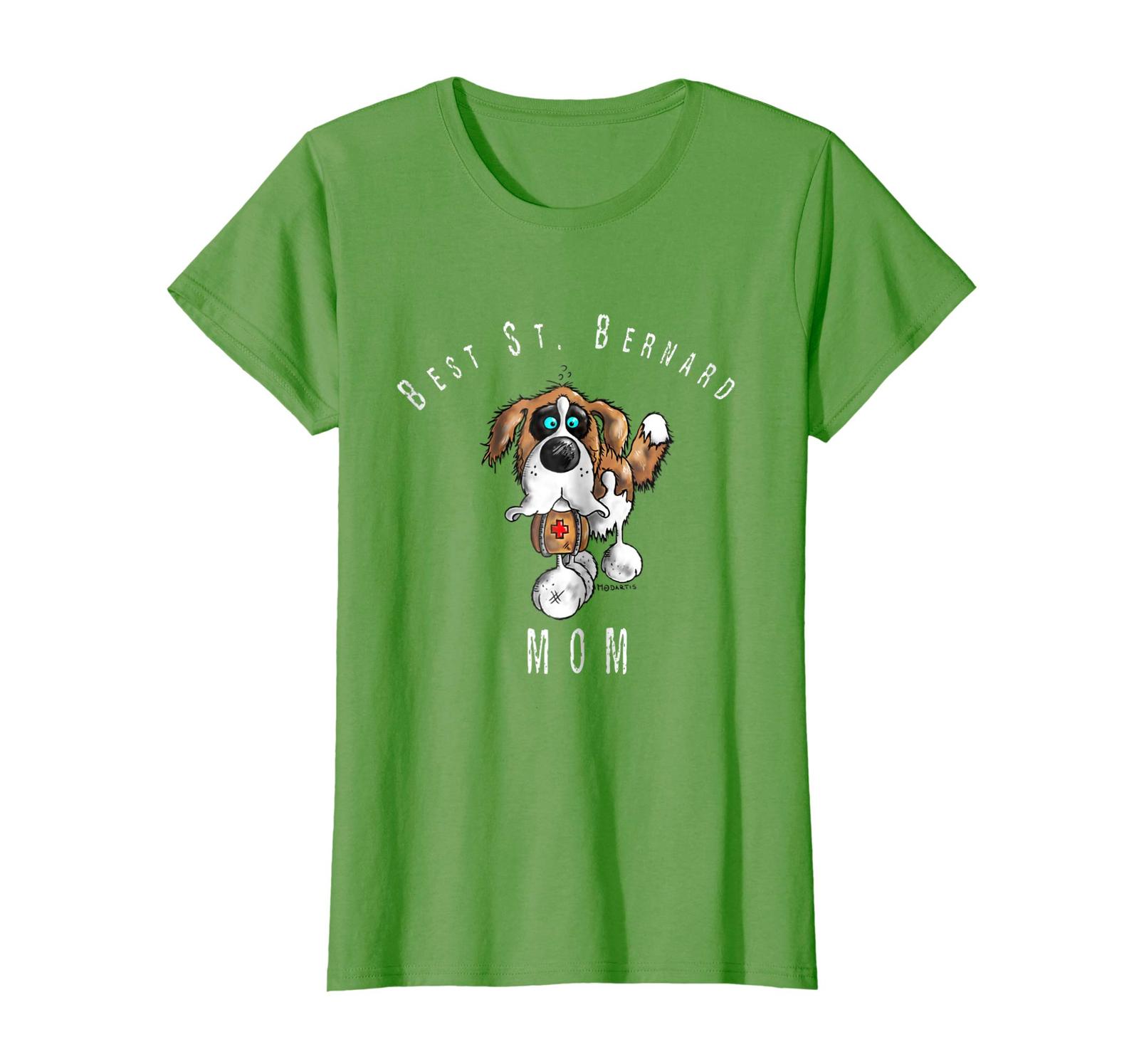 Dog Fashion - Best Saint Bernard Mom T-Shirt I Tee Women Kids Gift Wowen