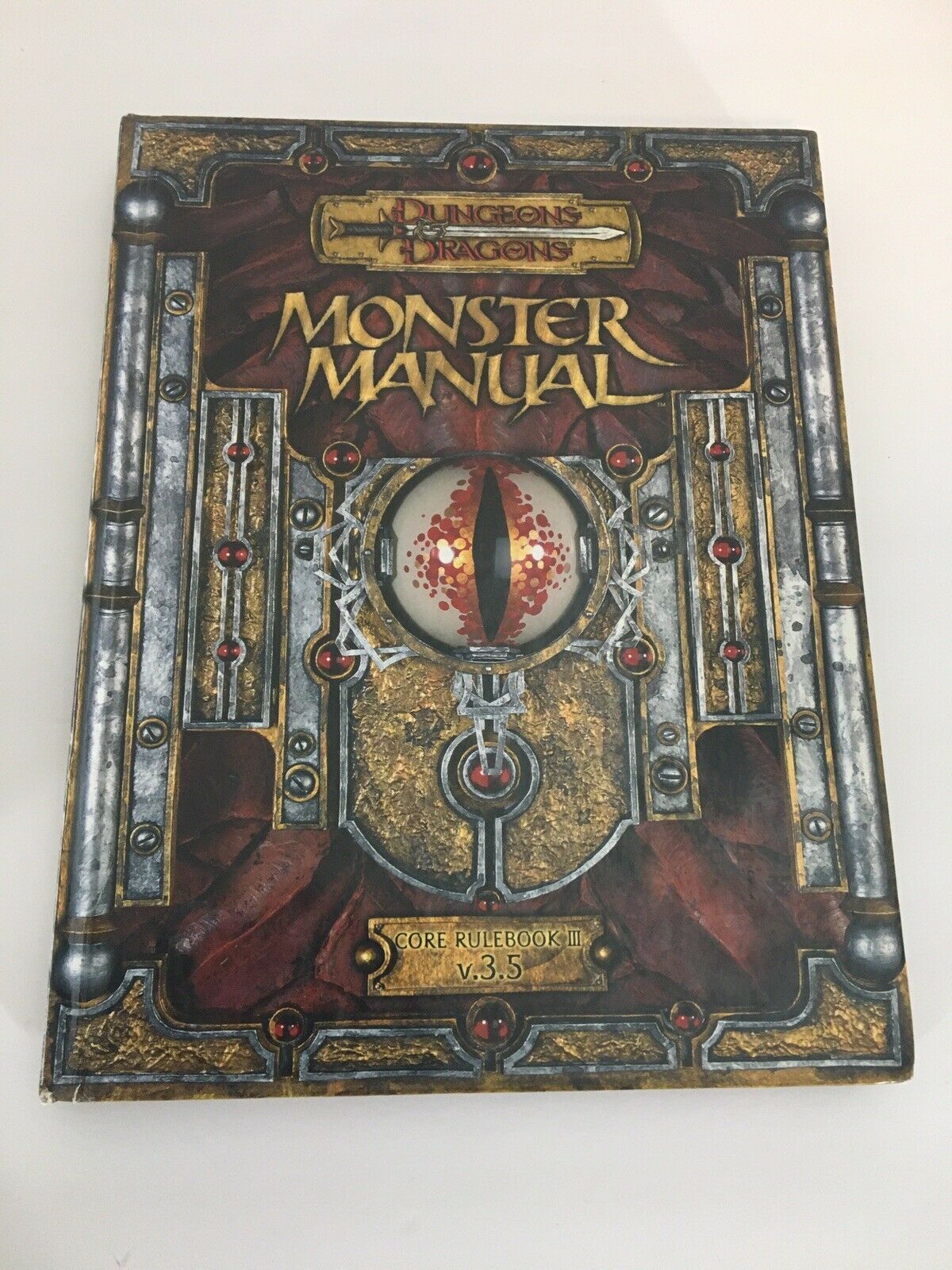 Dungeons And Dragons Monster Manual Core Rulebook Iii V35 Hardcover D20 System Nonfiction