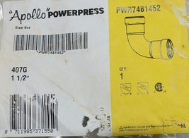 Apollo Piping Systems Powerpress Carbon Steel PWR7481452 One One Half Inch image 2