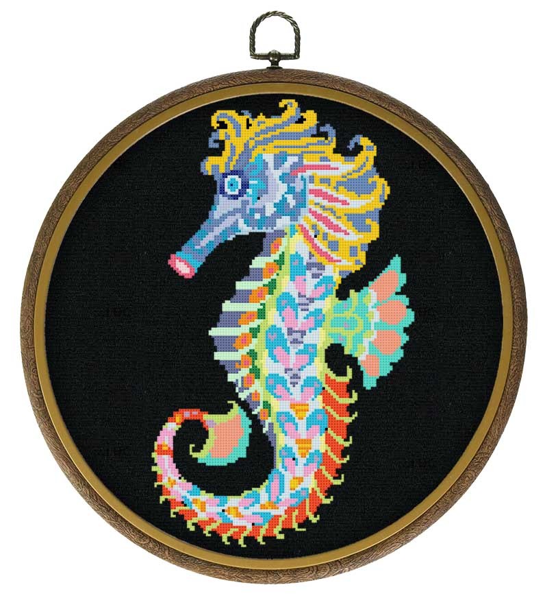 Seahorse Counted Cross Stitch Pattern And Similar Items