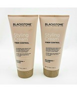 2X Blackstone Mens Grooming Hair Styling Cream Fiber Control Bourbon Ced... - $29.66