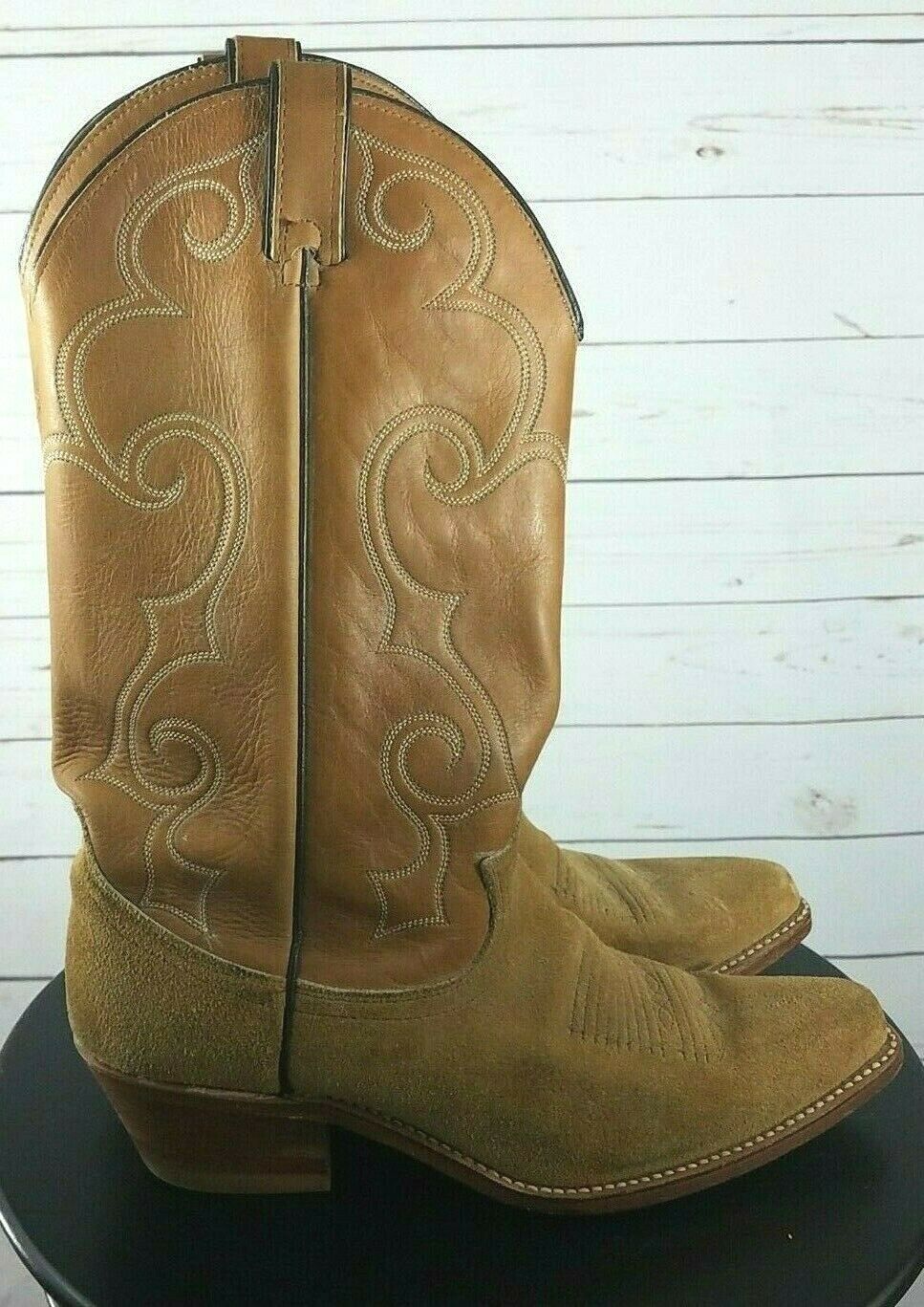 Vintage RARE ACME Cowboy Boots Women's Size 9 EW English Boots