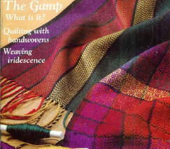 Handwoven magazine jan/feb 2004: IRIDESCENCE gamp QUILT - $22.95