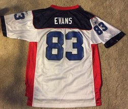 Reebok Buffalo Bills White Football Jersey Lee Evans #83 Youth Large Rare - $18.66