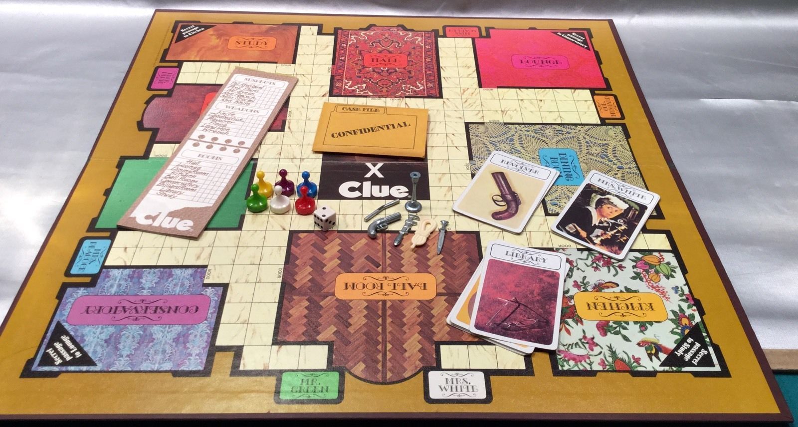 Parts & Pieces Only You Choose 1979 Clue Board Game 