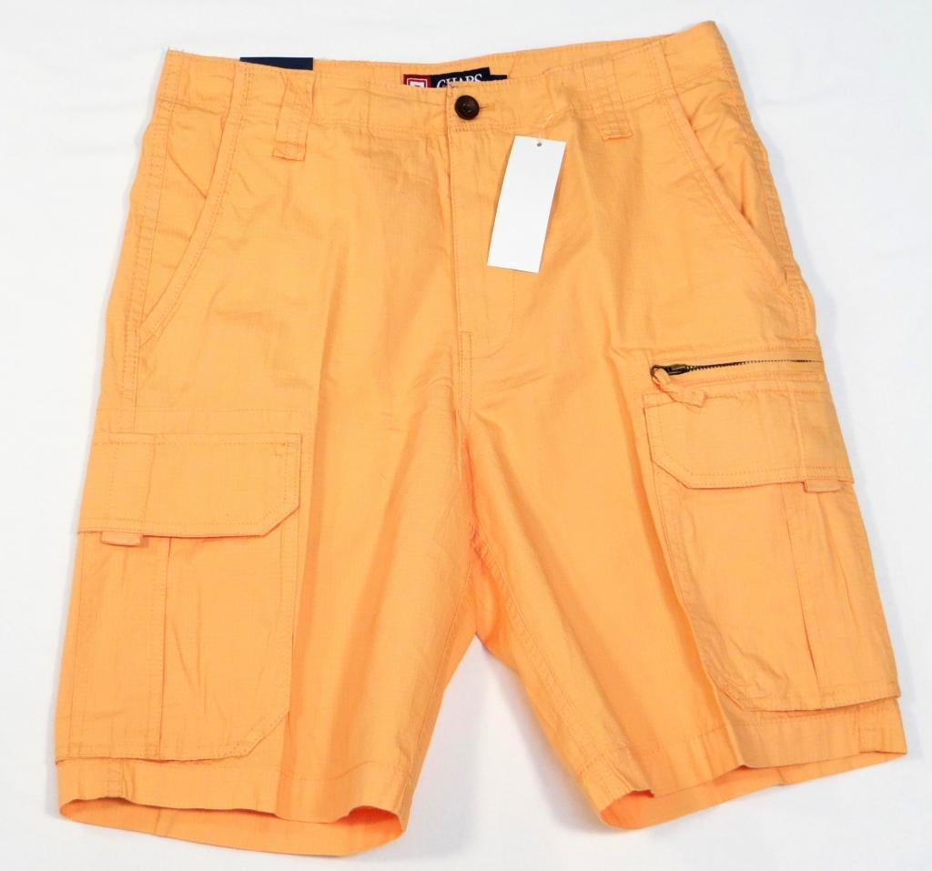 Chaps Light Orange Cargo Shorts Men's NWT - Shorts