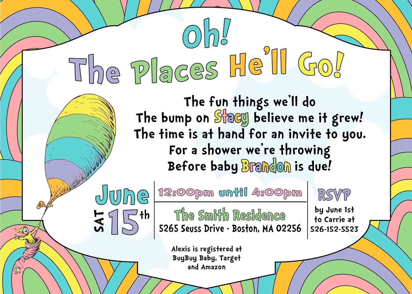 Oh The Places You Ll Go Baby Shower And 50 Similar Items