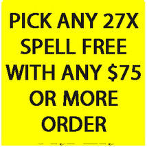 PICK ANY $27X COVEN SPELL FREE WITH $75 OR MORE ORDERS MAGICK WITCH CASSIA4 - Freebie
