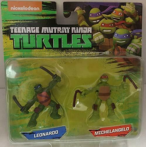 Teenage Mutant Ninja Turtles Leo & Mikey Mini Figure 2 Pack