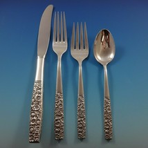 Contessina by Towle Sterling Silver Floral Flatware Set For 12 Service 48 Pcs - $2,595.00