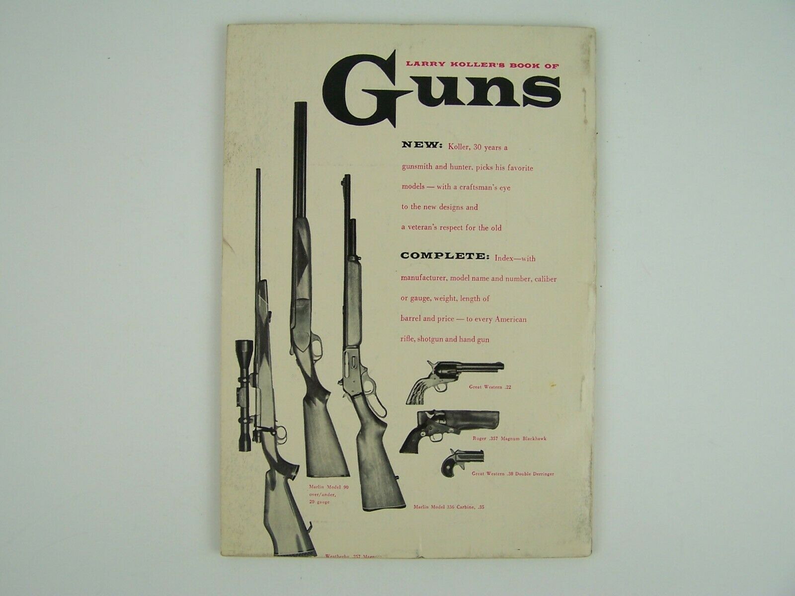 Larry Koller's Book Of Guns MACO Magazine #49 1956 - Magazines