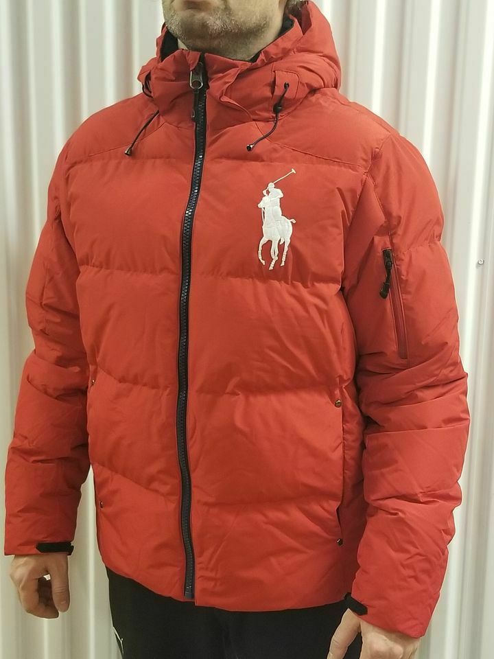 $349 NWT Authentic Men's Polo Ralph Lauren DOWN Fill Jacket Big Pony RED - Coats & Jackets