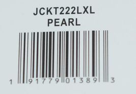 Simply Noelle Brand JCKT222LXL Womens Pearl Zipper Sweater Jacket Size L XL image 8