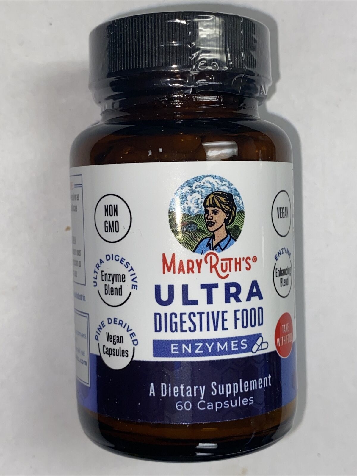 Mary Ruth’s Ultra Digestive Food Enzymes Dietary Supplement 60 Capsules Dietary Supplements