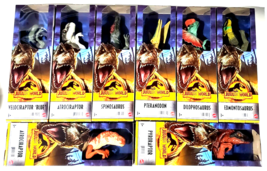 8 Pack Complete Set Jurassic World Movie Dominion Dinosaurs Mattel 12 Inch