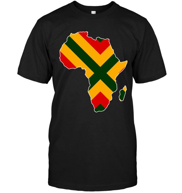 Africa t shirt Africa map t shirt Africa black power t shi - T-Shirts ...