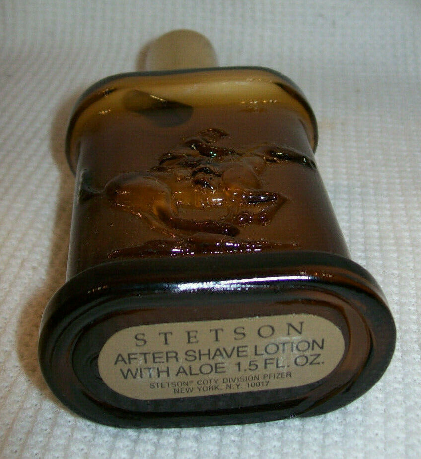 'Stetson AFTER SHAVE LOTION with Aloe' 1.5oz Brown Bottle Coty Men's