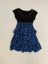 Eyeshadow Girl Blue and Black Dress Size M - $12.99
