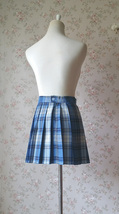 RED PLAID Skirt Women Girl Mini Plaid Skirt Red Check Tennis Skirt Plus Size image 5