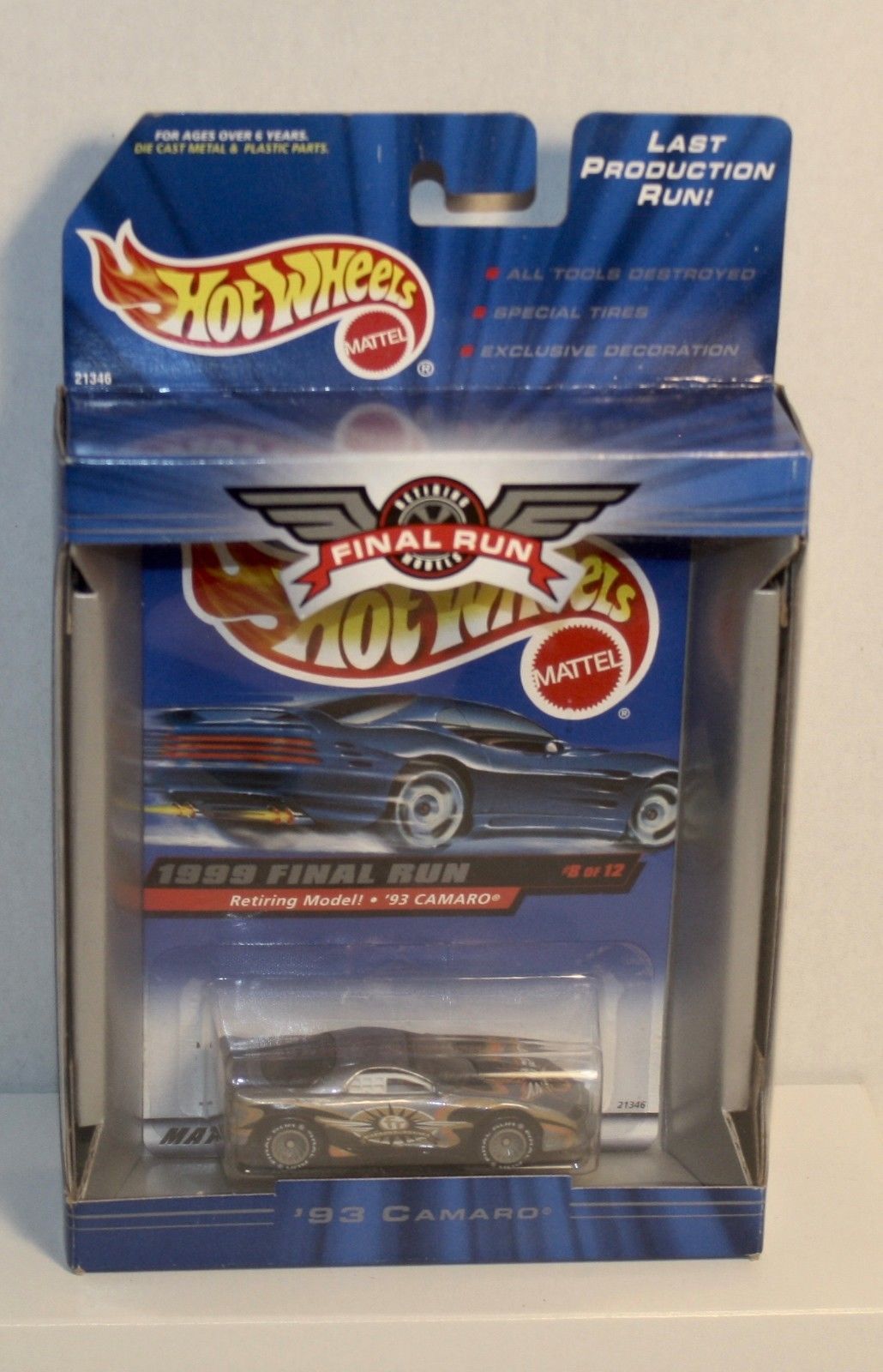 Hot Wheels Final Run 93 Camaro 1999 Retiring Model - Contemporary ...