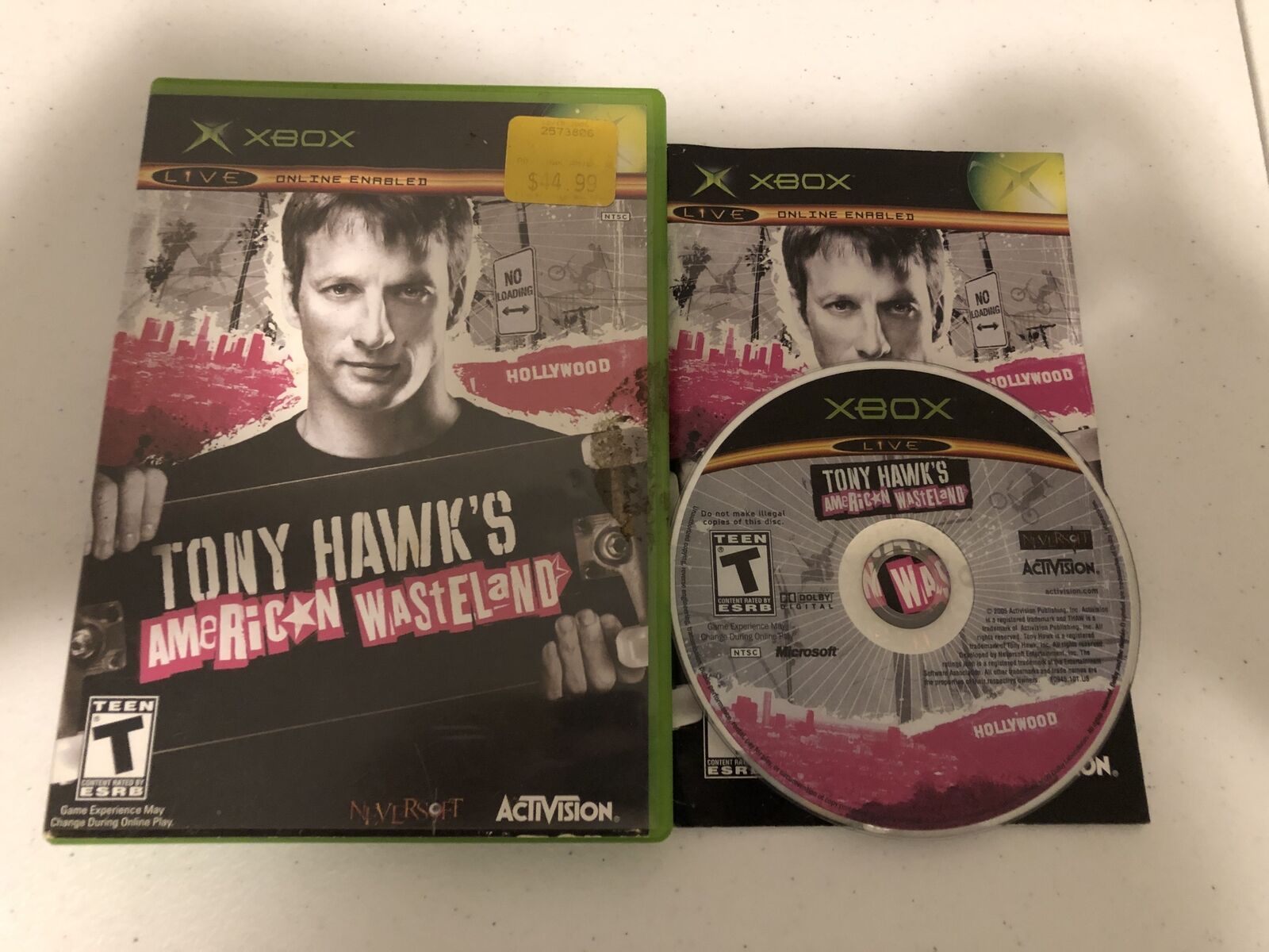 Tony Hawk American Wasteland Original Xbox Complete