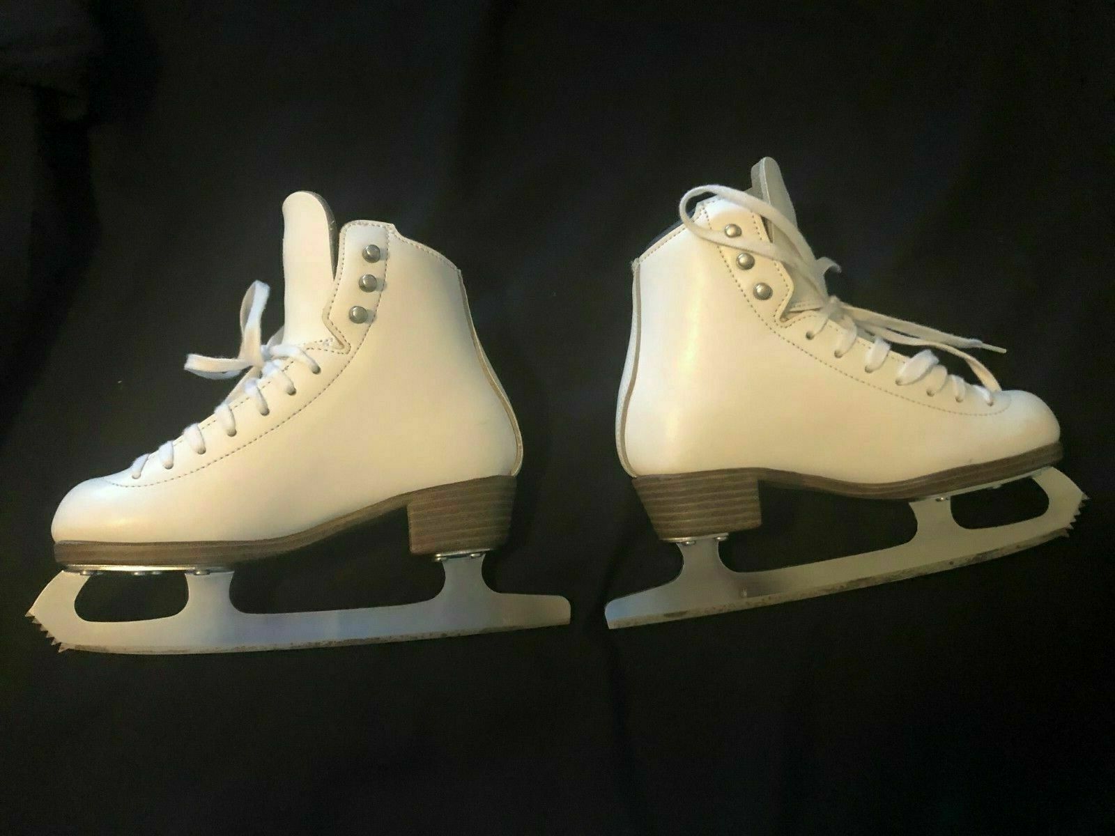 Riedell Ice Figure Skates Girls Youth Size 13 Model 33Med Eclipse Astra Blades Youth