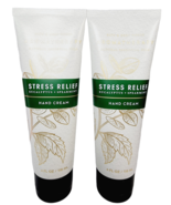 2 Bath &amp; Body Works Aromatherapy STRESS Relief Hand Cream 4oz New Free S... - $20.43