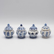 Andrea by Sadek Set of Four Small Porcelain Jars - $44.54