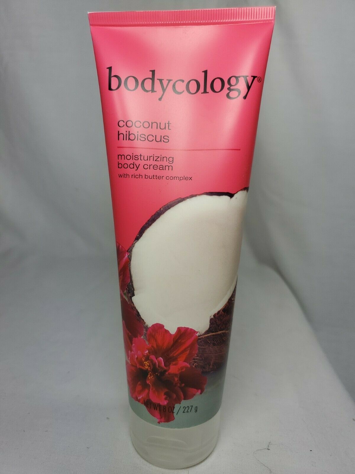 Bodycology Coconut Hibiscus Moisturizing Body Cream 8 Oz Rich Butter