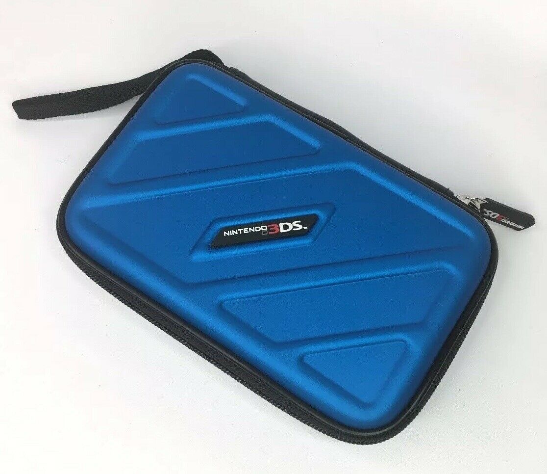 New Nintendo 3DS XL Blue Hard Shell Case Casing Store Storage for Games