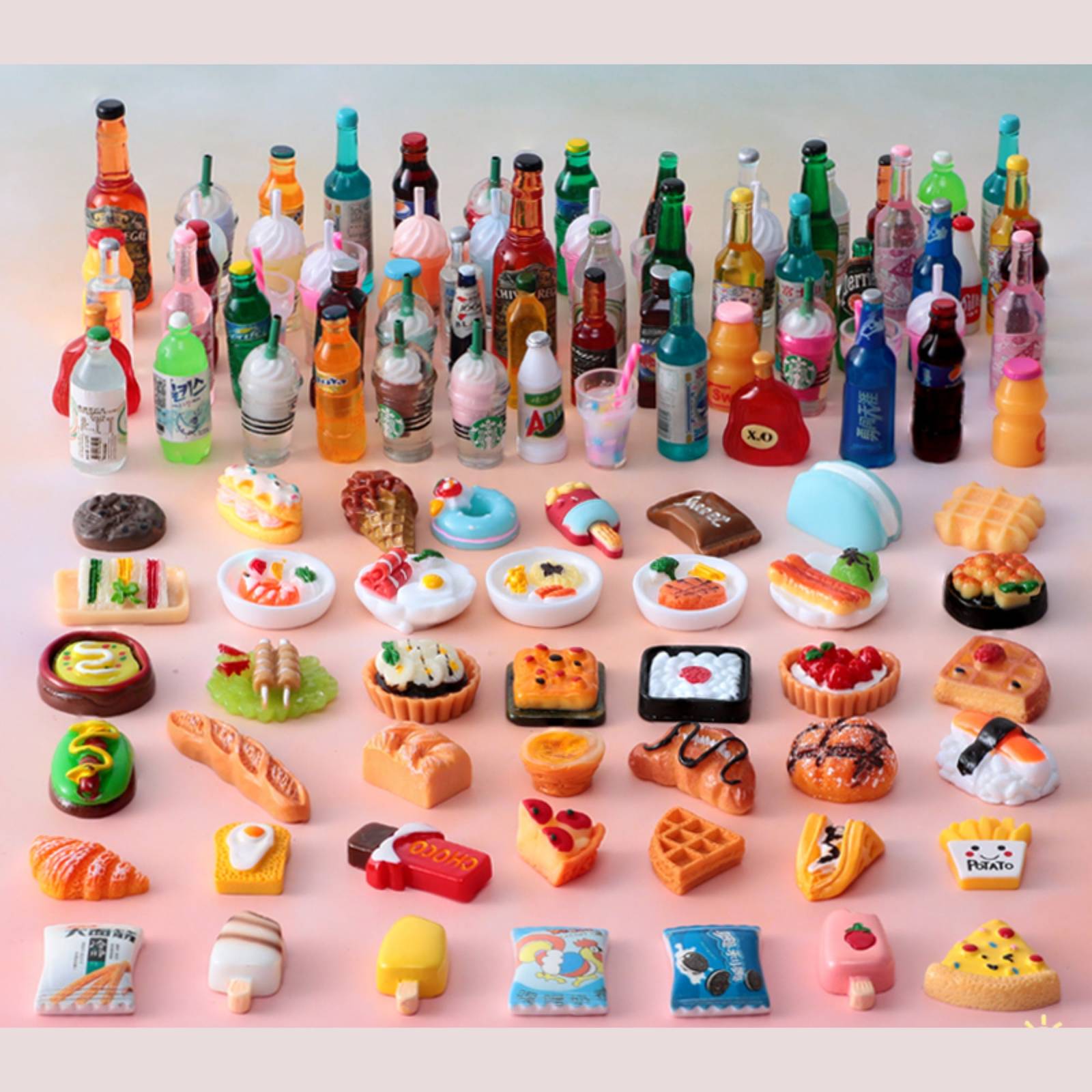 Miniature food toys blind bags mini and similar items