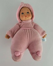 Madame Alexander Baby Girl Doll Pink Stuffed Plush Pink Terrycloth Terry... - $29.69