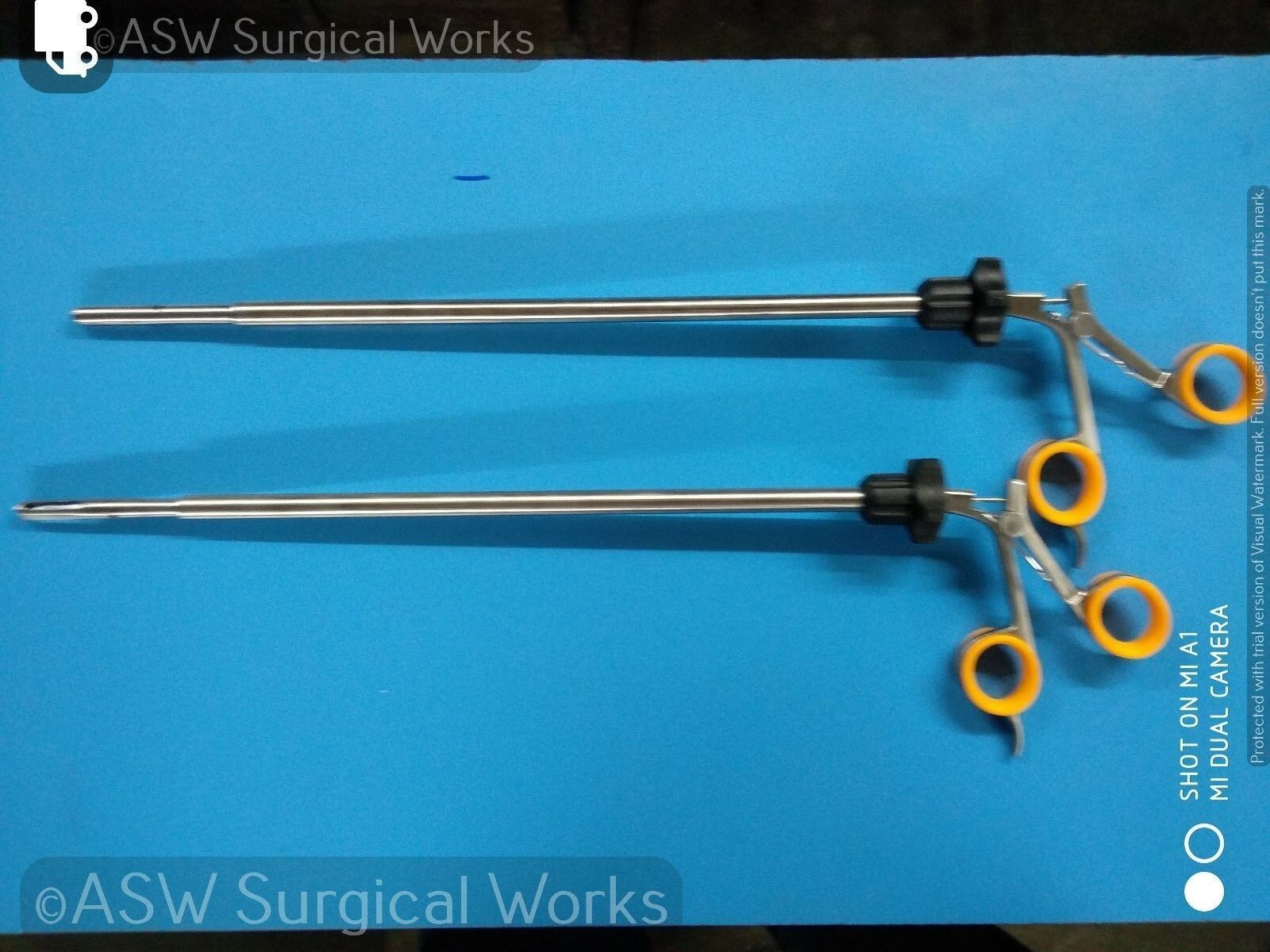 10x330mm Laparoscopy Endoscopy Claw Grasping Forceps Spoon Forceps