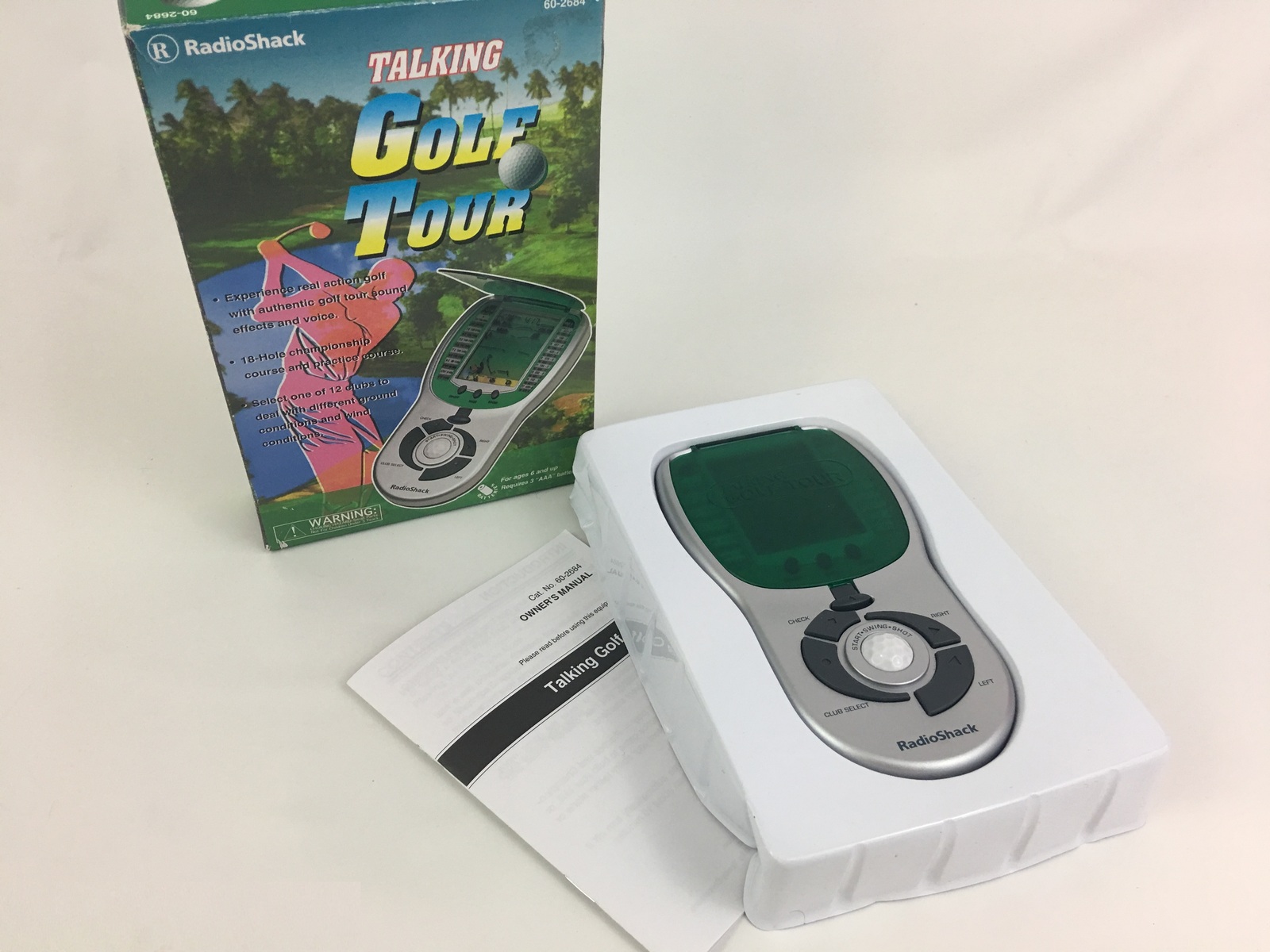 Radio Shack Talking Golf Tour Handheld Electronic Game 602684 Sports